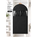 umbellatum Takım Elbise Kılıfı Gamboç Siyah 1 Adet 60x100 cm PVC Pencereli Ceket Saklama Dolap İçi Düzenleyici Organizer Hurç