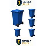 Umbex Plus 240 Lt Mavi Çöp Konteyneri