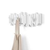 Umbra Sticks Para Birimi Askısı, Modern ve Yer Tasarrufu Sağlayan Raporlara Sunulur, Ceketler, Mantolar, Şallar, El Çantaları ve Daha Fazlası İçin, Beyaz