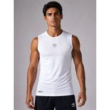 Umbro Dry Top Erkek Beyaz Spor Atlet Sıfır Kollu Tişört Tf0059