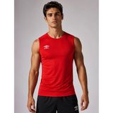 Umbro Dry Top Erkek Kırmızı Spor Atlet Sıfır Kollu Tişört TF0059 - XL