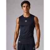 Umbro Dry Top Erkek Lacivert Spor Atlet Sıfır Kollu Tişört TF0059