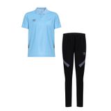 UMBRO Erkek Eşofman Takımı Günlük Uzun Kol Spor Regular Kalıp Polo Yaka T-Shirt & Eşofman Altı Dar Paça