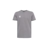 UMBRO Erkek Gri Oversize Pamuk Bisiklet Yaka T-shirt Umbro Simple Tee FF-0150