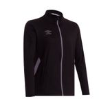 UMBRO Erkek Siyah Eşofman Üstü - Fit Spor Ceket Fermuarlı - TC-0121 Umbro Deer Camp Jacket Black