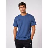 Umbro NF0150 Season Erkek Petrol Mavi Pamuklu Spor Tişört