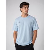 Umbro Season Erkek Açık Mavi Pamuklu Spor Tişört NF0150 - 3XL
