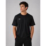 Umbro Season Erkek Siyah Pamuklu Spor Tişört NF0150 - 3XL