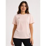Umbro Season Toz Pembe Pamuklu Kadın Spor Tişört - VF0510 - XL