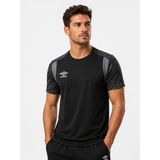 Umbro TF0437 Plus Training Erkek Siyah Antrenman Spor Tişörtü