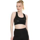 Umbro VF-0068 Warm Bra Spor Büstiyer Destekli Kadın Crop - Siyah