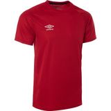 Umbro Wanderer Erkek Antrenman Tişörtü Kırmızı Nefes Alabilir Kumaş ile Rahat Kesim