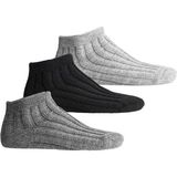 U&me Kadın Uyku Çorabı 3'lü Set 36-40 Siyah-Antrasit-Grimelanj - Siyah - Antrasit - Gri - 36 - 40