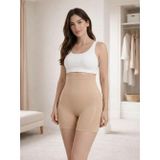 U&ME Yüksek Bel Paçalı Slim Fit Kadın Korse, Karın Düzleştirici, Kalça Toparlayıcı, İncelten Şekillendirici Shapewear Ten