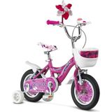 Ümit 1264 Actres-Bmx-Sepet-V-Kız Çocuk Bisikleti 12 Jant Pembe - Çok Renkli