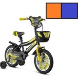 Ümit 1402 Trend-Y-Bmx-Sepet-V-Erkek Çocuk Bisikleti 14 Jant Turuncu Mavi - Çok Renkli
