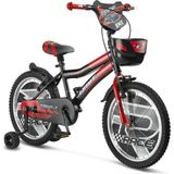 Ümit 1602 Trend-Y-Bmx-Sepet-V-Erkek Çocuk Bisikleti 16 Jant Siyah Kırmızı - Çok Renkli