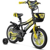 Ümit 1602 Trend-Y-Bmx-Sepet-V-Erkek Çocuk Bisikleti 16 Jant Siyah Sarı - Çok Renkli