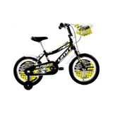 Umıt 1647 Alpına-M-Bmx-V Erkek Cocuk Bısıkletı 16 Jant Sıyah Sarı