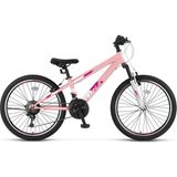 Ümit 2069 Luna V Kız Çocuk Bisikleti 20 Jant 18 Vites Toz Pembe - Çok Renkli