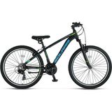 Ümit 2450 Solarıs Erkek Dağ Bisikleti 304H V 24 Jant 21 Vites Black Blue Green - Çok Renkli