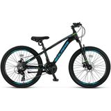 Ümit 2451 Solarıs Erkek Dağ Bisikleti 304H Md 24 Jant 21 Vites Black Blue - Çok Renkli