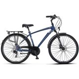 Ümit 2834 Ventura-2d Erkek Şehir Bisikleti 460H Md 28 Jant 21 Vites Dark Blue Silver - Çok Renkli