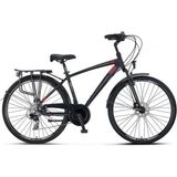 Ümit 2834 Ventura-2d Erkek Şehir Bisikleti 460H Md 28 Jant 21 Vites Siyah Kırmızı - Çok Renkli