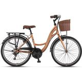 Ümit Bisiklet Ümit Alanya 28 Inch 45 cm kadro 21 Vites Kadın Şehir Bisikleti 2810 ( 160 cm üstü) - Gold - Siyah