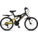 Ümit Blackmount 20 Jant Çift Amortisörlü Çocuk Bisikleti 2030 (120-140 cm Arası Boy) - Sarı - Siyah