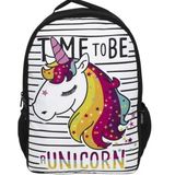 Ümit Çanta 896 Cennec Sırt ve Unicorn Desenli Okul Çantası