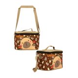 Ümit Çanta Capybara Termal Beslenme Çantası Kahverengi 23 × 15 × 16
