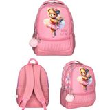 Ümit Çanta Cennec Bear Balerin Sırt Okul Çantası 29 x 40 x 16 - Pembe