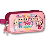 Ümit Çanta Cry Babies Fantasy Iki Bölmeli Kız Çocuk Kalem Çantası - Bordo-Pembe - Gül Bahçesi