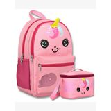 Ümit Çanta Kız Çocuk Sevimli Unicorn Desenli Okul Çantası+Beslenme Çantası Seti - SETUMT6042B