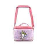 Ümit Çanta Termoslu/Isı Yalıtımlı Beslenme Çantası - 5016 - Gökkuşağı Unicorn, Turkuaz Pembe (Kız Çocuk)