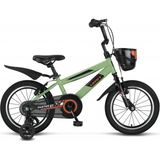 Ümit Faster 16 Jant Erkek Çocuk Bisikleti 1621 (100-120 cm Arası Boy) - Yeşil - Turuncu
