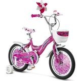 Ümit Kız Çocuk Bisikleti 16 Jant Actres-Bmx-Sepet-V Pembe Renkli Standart Kadro 1664 - Çok Renkli