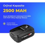 Ümit Maker Bosch BCS931GAC Unlimited 9 Gri 2500 Mah 18.0V Dikey Süpürge Batarya