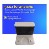 Ümit Maker Dreame Vacuum Mop F9 Robot Süpürge Orjinal Şarj istasyonu Dock Kablo Dahil
