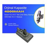 Ümit Maker Dyson V11 SV17 Tak-Çıkar Dikey Süpürge 4000 Mah 25.2 V Batarya – Orjinal Uyumlu Uzun Ömürlü, Yüksek Performans Pil