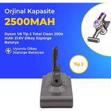 Ümit Maker Dyson V8 Tip 2 Total Clean 2500 Mah 21.6V Dikey Süpürge Batarya