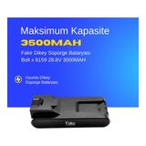 Ümit Maker Fakir Dikey Süpürge Bataryası Bolt x 8159 28.8V 3000MAH - Orjinal Uyumlu Uzun Ömürlü, Yüksek Performans Pil