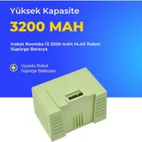 Ümit Maker Irobot Roomba I3 3200 Mah 14.4V Robot Süpürge Batarya
