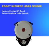 Ümit Maker Karaca Vantuz Off-Road Robot Süpürge Lidar Sensör