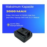 Ümit Maker Philips 7000 Serisi XC7053/01 Islak Kuru Şarjlı Dikey Süpürge 3500 Mah 25.2 V Batarya – Orjinal Uyumlu Uzun Ömürlü, Yüksek Performans Pil