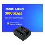 Ümit Maker Philips 8000 Serisi Aqua Plus XC8055 Dikey Süpürge 3000 Mah 25.2 V Batarya