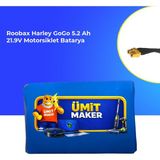 Ümit Maker Roobax Harley Gogo 5.2 Ah 21.9V Motorsiklet Batarya - Mavi