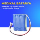 ümit maker Top Enjektör Pompası 2 Ah 3.6V Medikal Batarya UMBUMITMAKE0EDC