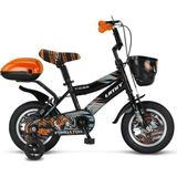 Ümit Tiger 12 Jant Erkek Çocuk Bisikleti 1245 (80-100 cm Arası Boy) - Siyah - Turuncu